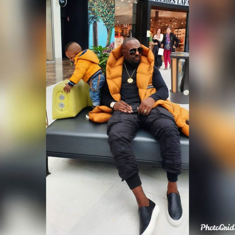 PHOTOS: Check out Jim Iyke and his son as they  rock this amazing outfit in Paris