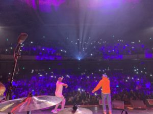Watch video of Davido and Chris Brown perform on stage together 2