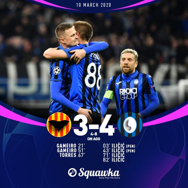 Is Atalanta the team to avoid in the Champions League quarterfinals after 4-3 win against Valencia?