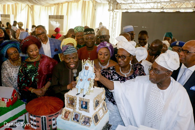 See photos of former President Obasanjo’s cake for his 83rd birthday