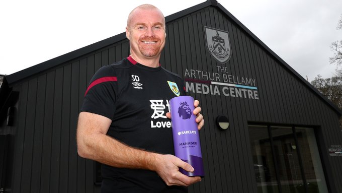 Burnley’s Sean Dyche wins February Premier League Manager of the Month award