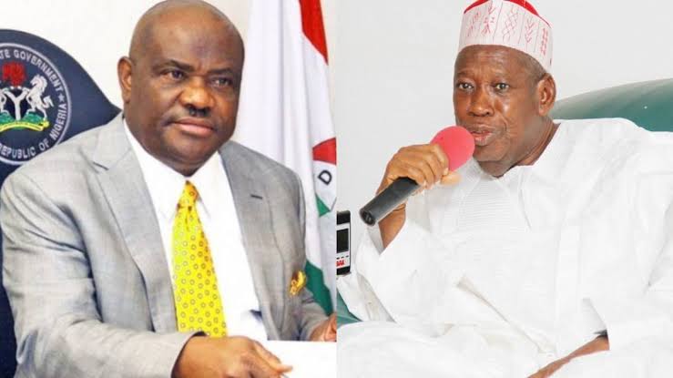 Nyesom Wike and Ganduje; Is there any difference in the way the two Governors treat Monarchs ? (Video)