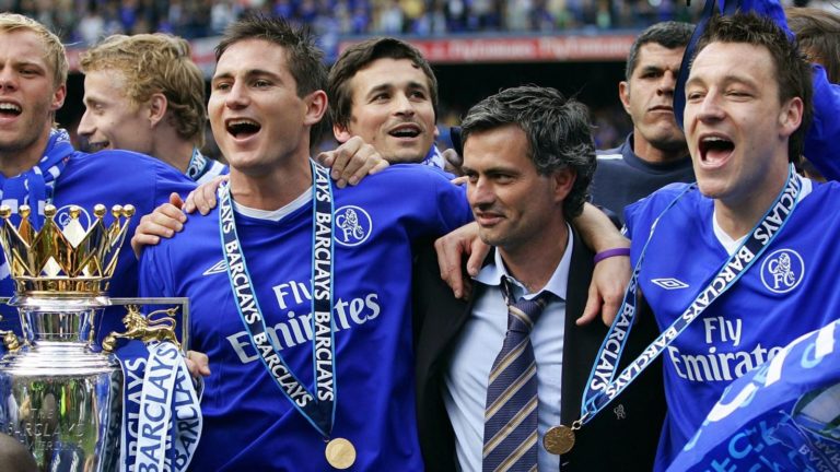 Jose Mourinho led Chelsea to their first Premier League title on this day in 2005! (See video)