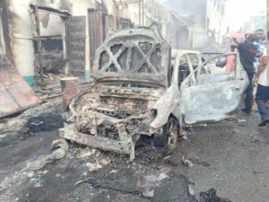 Breaking: Dugbe market in Ibadan on fire! (See videos & photos) 2