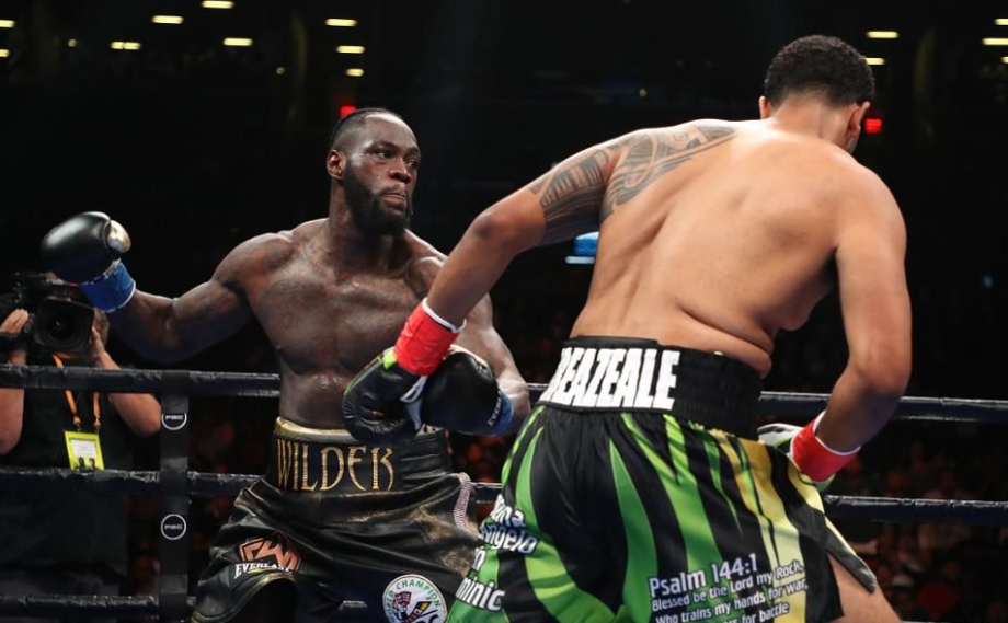 Throwback: On this day last year, Deontay Wilder knocked out Dominic Breazeale (Watch video)
