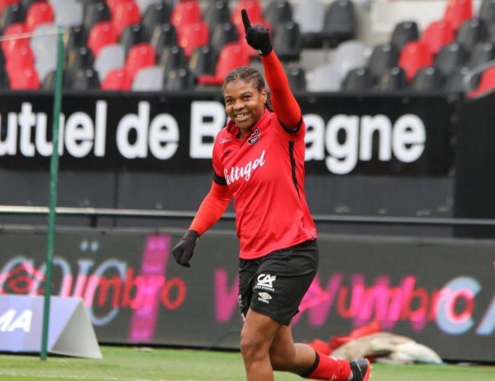 Breaking! Super Falcons striker, Desire Oparanozie quits French club Guingamp! See video