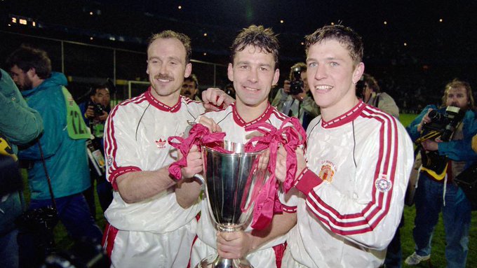 OTD: Mark Hughes’ brace secured a 2-1 win for Man United over Barcelona to lift European Winners Cup in 1991
