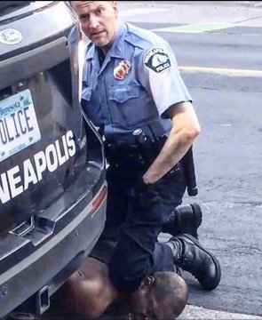 Watch American police kill black man George Floyd using his knees (video)