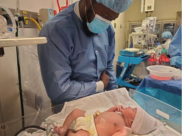 Actor, Sean Jimoh and wife welcome baby girl