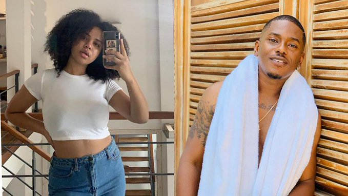Watch 32 year old actor Timini Egbuson’s loved up with 19-year-old girlfriend, Lydia (Video)