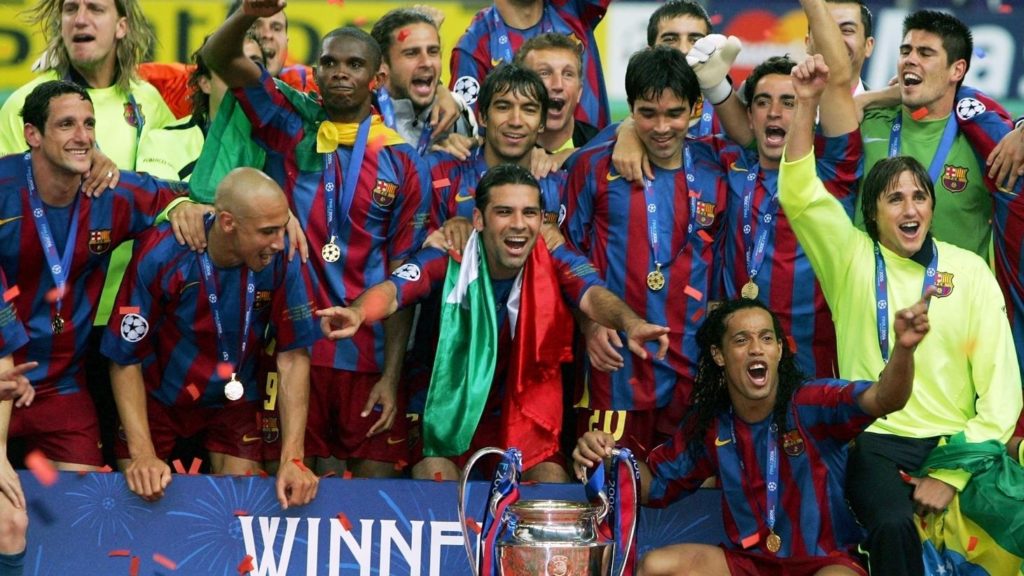 Barcelona defeated Arsenal 2-1 to win their 2nd Champions League title on this day in 2006! See video!