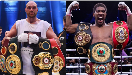 Anthony Joshua and Tyson Fury clash after Deontay Wilder wins case for trilogy fight