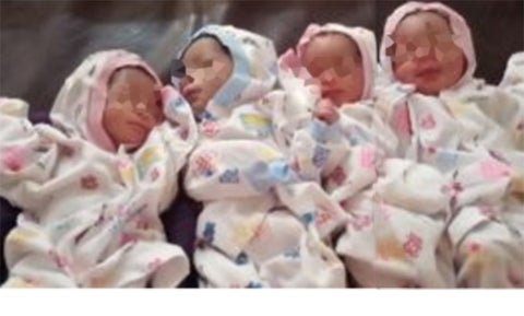 34-year old mother of 13 children gives birth to another 4 in Kaduna (photo)