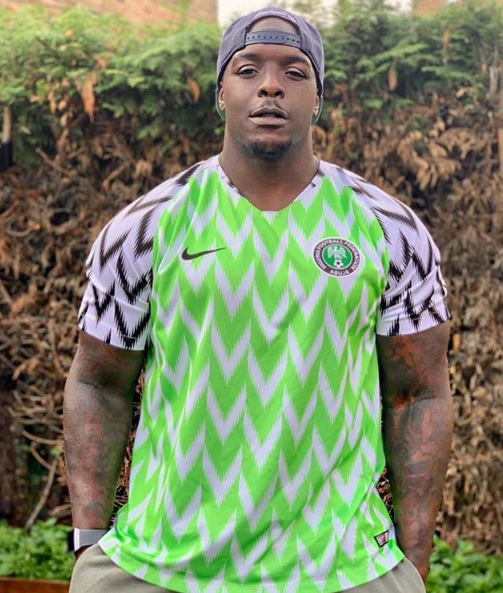 Adebayo Akinfenwa jokes he didn’t play for the Super Eagles because of his large jersey size