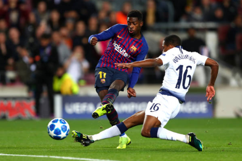 Video of the day: Watch Ousmane Dembele disgrace 2 Tottenham players to score for Barcelona