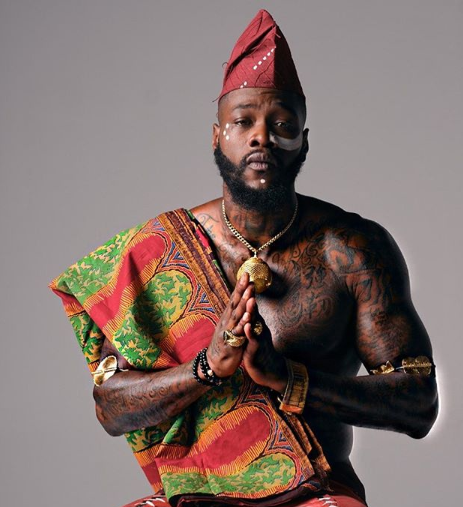 See photos of former heavyweight champion Deontay Wilder wearing a Yoruba cap