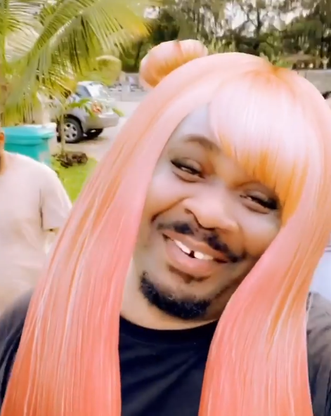 Watch hilarious video of Don Jazzy with Pink hair