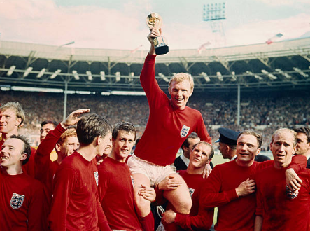 OTD in 1966, Geoff Hurst scores a hat trick as England beats West Germany, 4-2 to win World Cup (video)