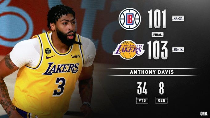 Watch the Lakers beat the Clippers in the NBA restart (video)