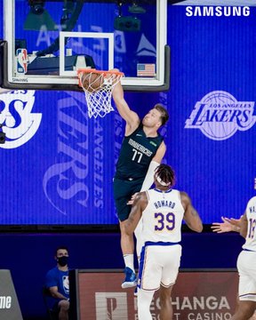 See the best clips from NBA scrimmage games as Mavs beat the Lakers