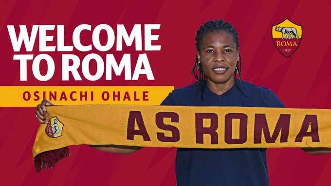 Super Falcons defender Osinachi Ohale joins AS Roma women