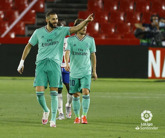 Real Madrid one win away from 34th La Liga title after 2-1 win at Granada (Video)