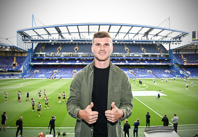 Timo Werner arrives Stamford Bridge to watch Chelsea’s game against Wolverhampton (video)