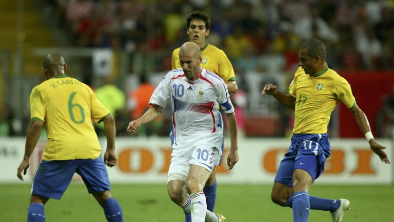 #OTD in 2006, Zineden Zidane schooled Ronaldinho, Kaka and others in a masterclass performance win at the FIFA World Cup (video)