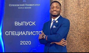 Meet Nigeria’s Dr Chidubem Obi, the first African to graduate with 5.0 CGPA from Sechenov Medical University, Russia! (Pictures)