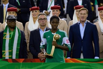 OTD in 2014, Asisat Oshoala wins Golden Ball and Golden Boot as Nigeria lose to Germany in FIFA Women’s U-20 final (video)
