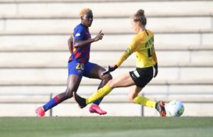 Asisat Oshoala scores 2 goals as Barcelona Femeni beat Montpellier 3-0 in friendly (video) 2