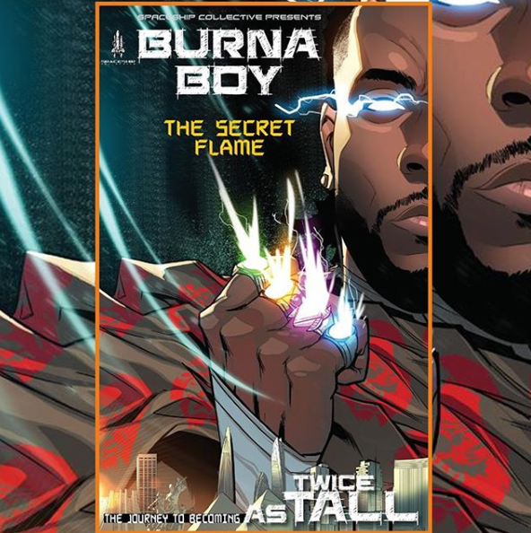 Burna Boy to release comic book with Twice as Tall Album