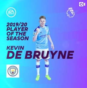 Kevin De Bruyne wins Premier League Player of the Season (video)