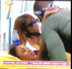 BBNaija 2020: Kiddwaya kisses Erica again as Laycon stares (video) 1