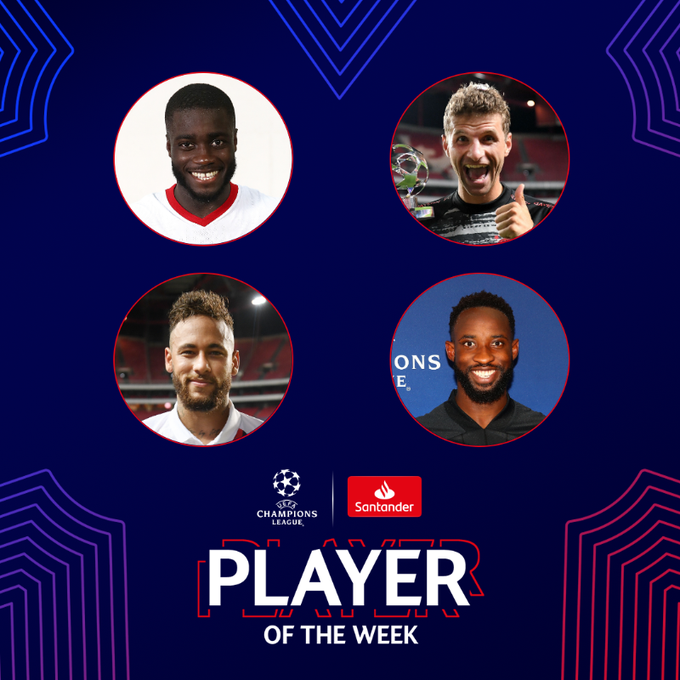 Muller, Neymar nominated for Champions League Player of the Week award