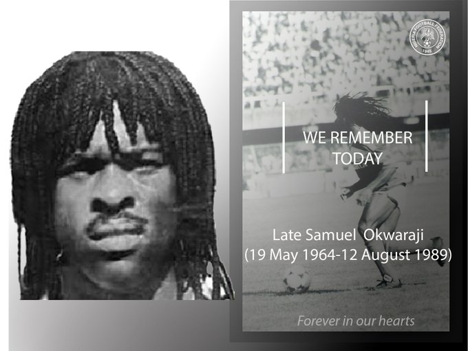 NFF remembers late Samuel Okwaraji who died OTD in 1989