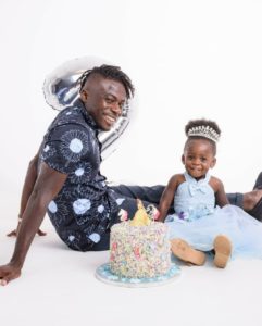 See adorable pictures of Super Eagles forward, Moses Simon and his family at the Eiffel Tower, France! 6