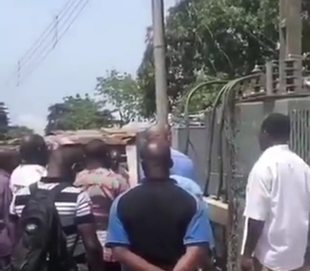 Bizarre! Ikota residents in Lagos offer prayers to God over faulty transformer! (Video)