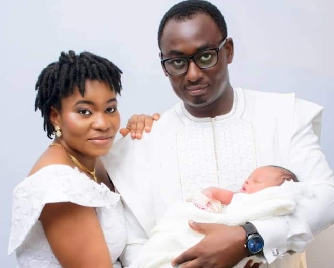 Nigerian couple welcomes adorable baby girl 12 years after marriage! (Photos)👇