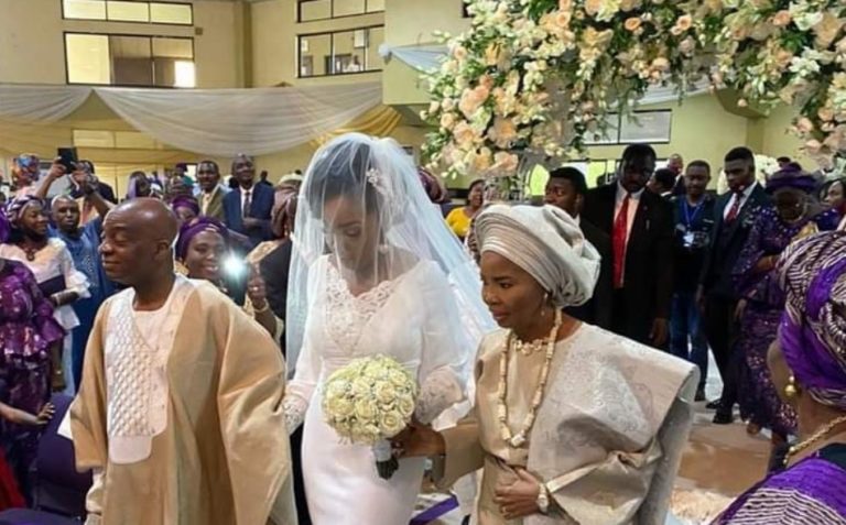 See wedding photos as Bishop Oyedepo’s daughter, Joyce ties the knot with her heartthrob today!