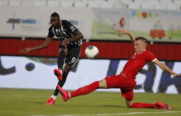 Nigerian striker Umar Sadiq on target for Partizan against Vojvodina (video)