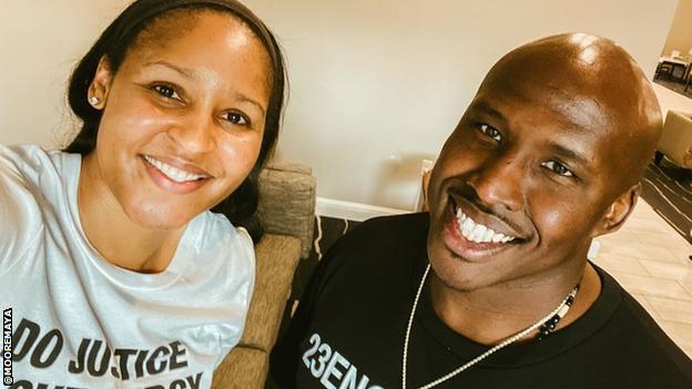 Amazing love: How Basketball star suspended her career to help free jailed man, then marries him