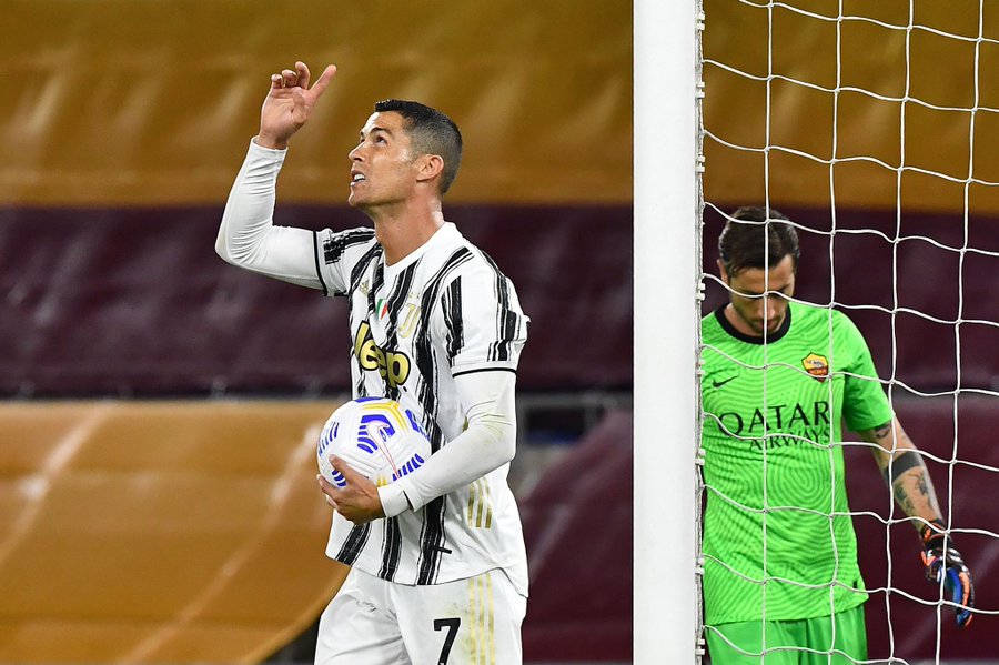 Cristiano Ronaldo’ brace secures a point for Juventus at the Stadio Olimpico!