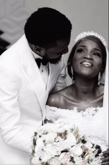 Nollywood actress Bukunmi Oluwasina ties the knot with her boyfriend of 11yrs (video)