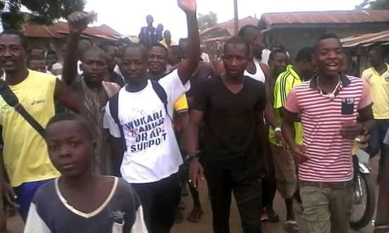 Shagari Cole, who trekked from Taraba state to Abuja in 2015 to celebrate Buhari’s victory, down with stroke (Photos)