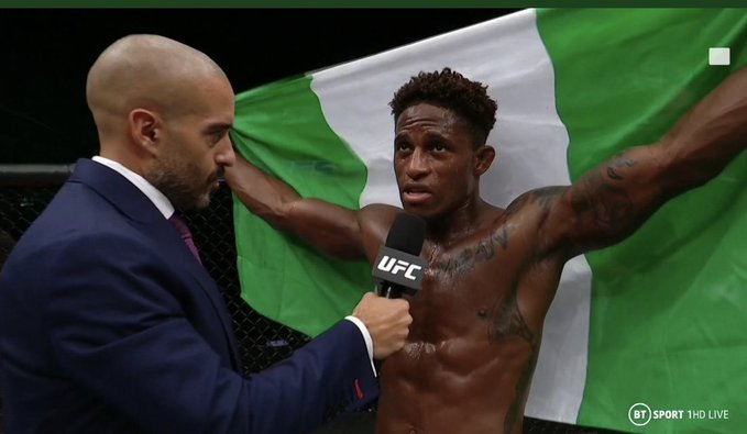 Nigeria’s Hakeem Dawodu defeats Zubaira Tukhugov at UFC 253 (video)