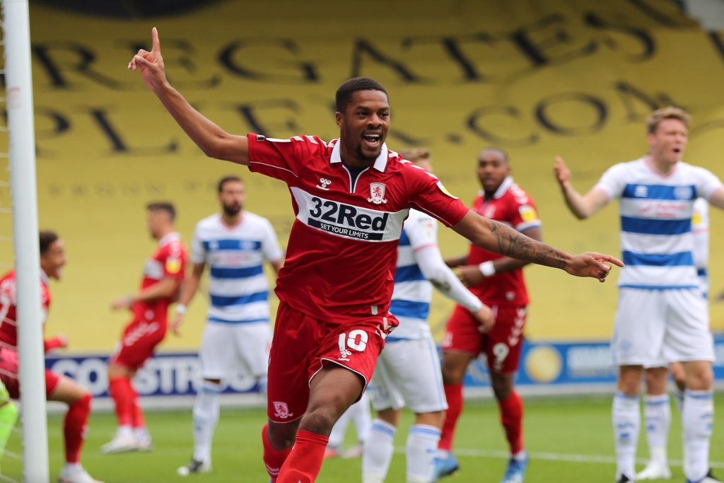 Chuba Akpom scores on Middlesbrough debut against QPR