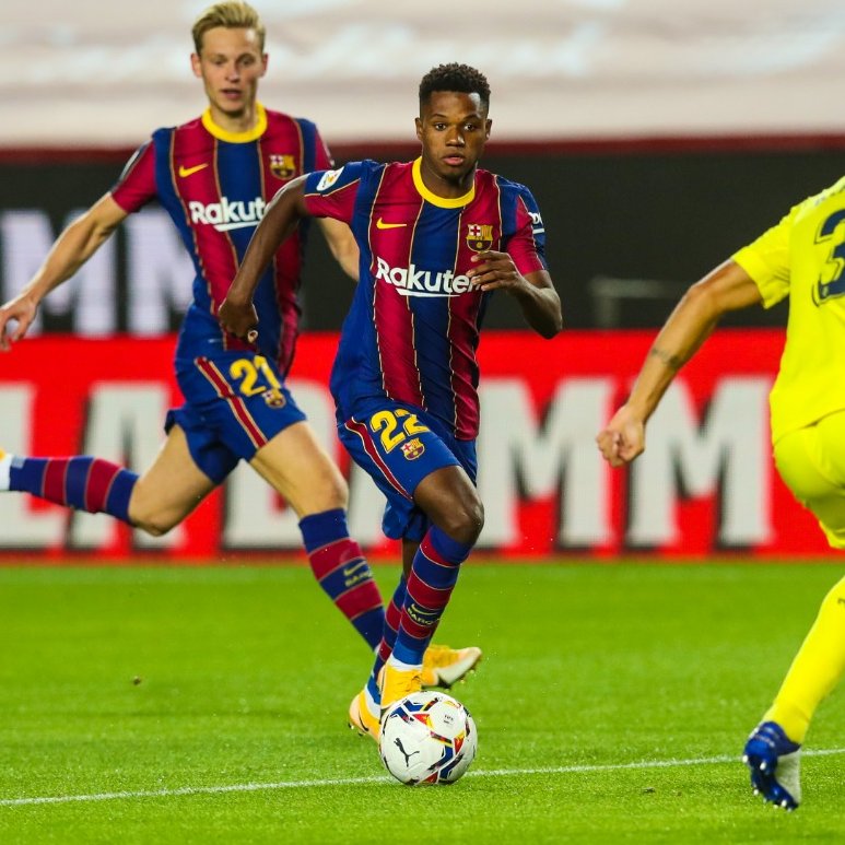 Ansu Fati the hero as Barcelona beat Villarreal 4-0