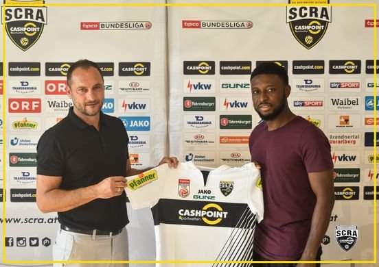 34-year-old Chinedu Obasi joins SCR Altach in Austria, see pictures