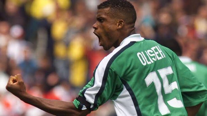NFF celebrate Sunday Oliseh at 46, see his thunderous strike against Spain (video)